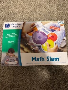 Educational Insights Math Slam Electronic Math Game - Purple/Yellow/Red/Orange